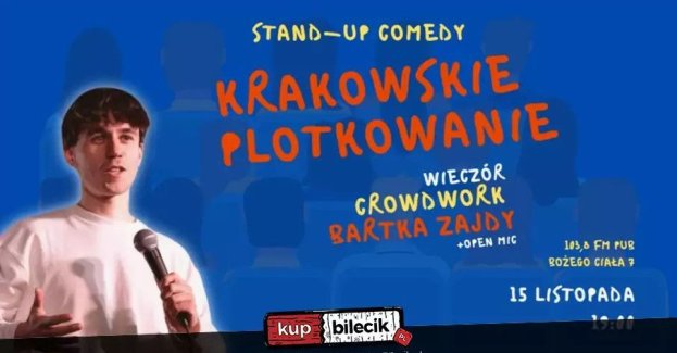 Zapraszamy 15 listopada 2025 roku do Pub 103,8 FM, Kraków, ul. Bożego Ciała 7.